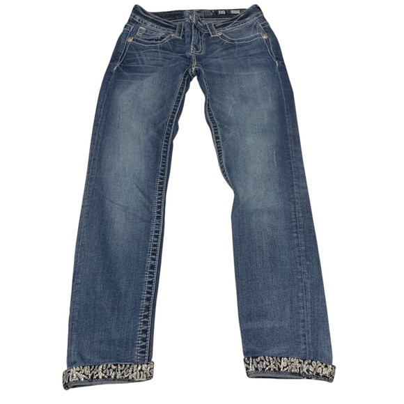 Miss Me Ankle Skinny Signature Jeans with Embellished Back size 27 - Picture 6 of 10